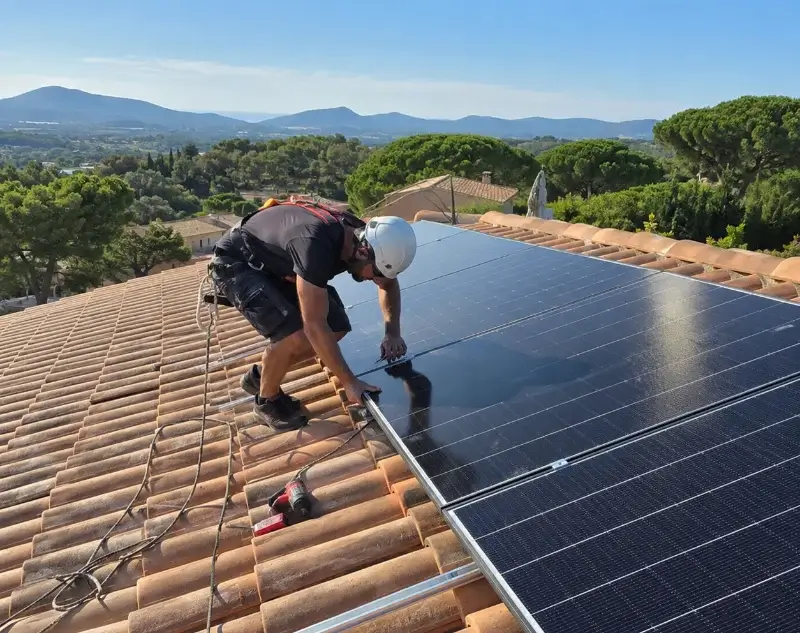 Installateur panneaux solaires Ménerbes — pose photovoltaïque sur toiture