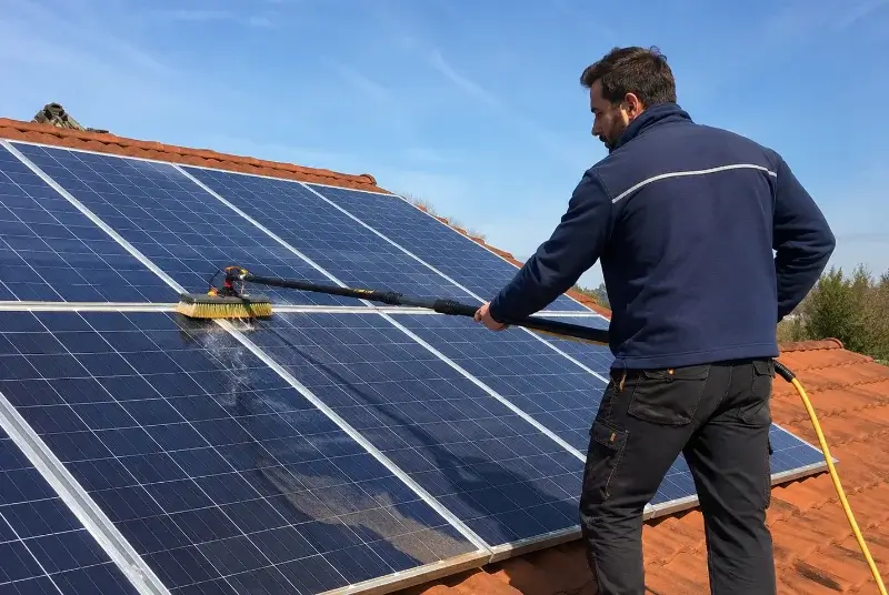 Nettoyage et entretien de panneaux solaires à Ménerbes